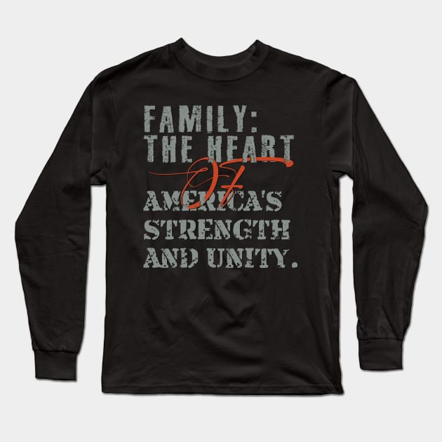 American Family Day Long Sleeve T-Shirt by TeeText